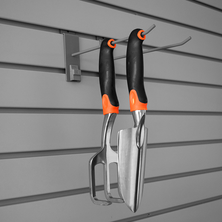 Panneau de système adapté aux besoins du client de panneau de système de Slotboard de lattes d'affichage adapté aux besoins du client Slatwall résistant de PVC de garage