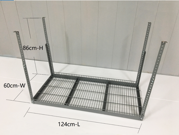 Système de stockage professionnel Unipower, support mural réglable en hauteur
