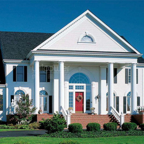 PVC solide de panneaux de mur extérieurs de mousse d'installation facile imperméable