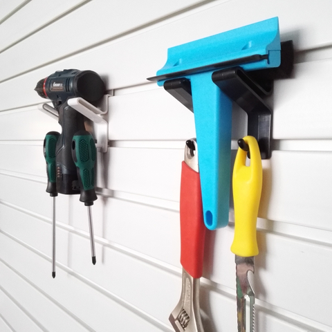 Crochets d'affichage en plastique Slatwall suspendus pour vêtements