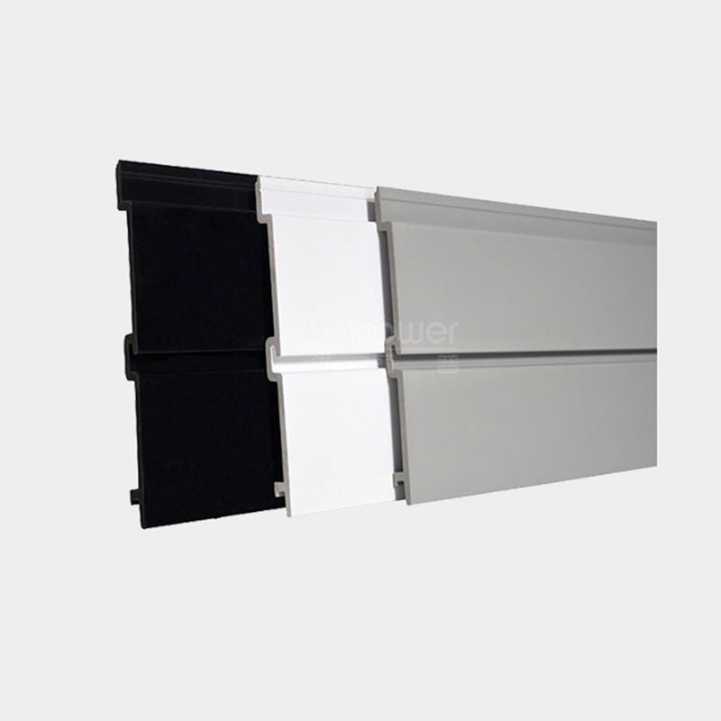 Prix ​​de gros de fabrication Slatwall en PVC pour affichage de garage de stockage