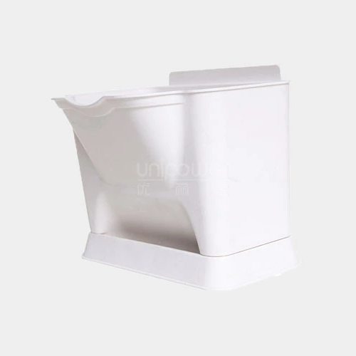 Pots de fleurs verticaux en plastique fixés au mur de planteur de jardin accrochant