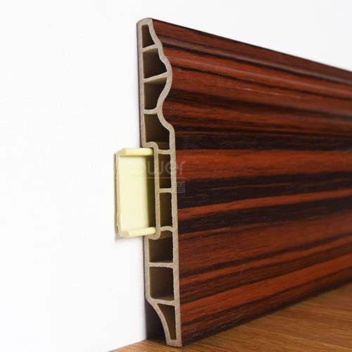 Factory PVC Matière Moulage en bois Plastique Plastique Planchers Termes