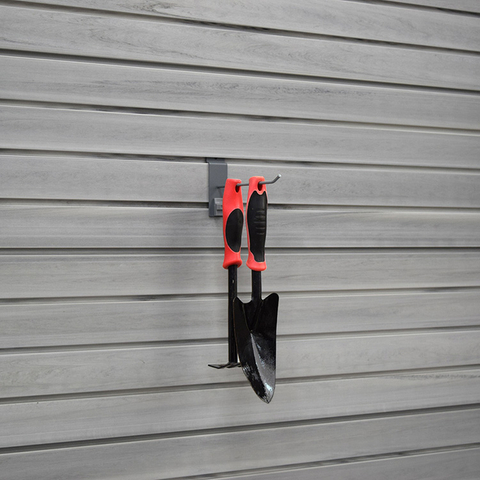 Accessoires de Slotwall de Chrome d'acier inoxydable de fil simple de crochet d'affichage de Slatwall