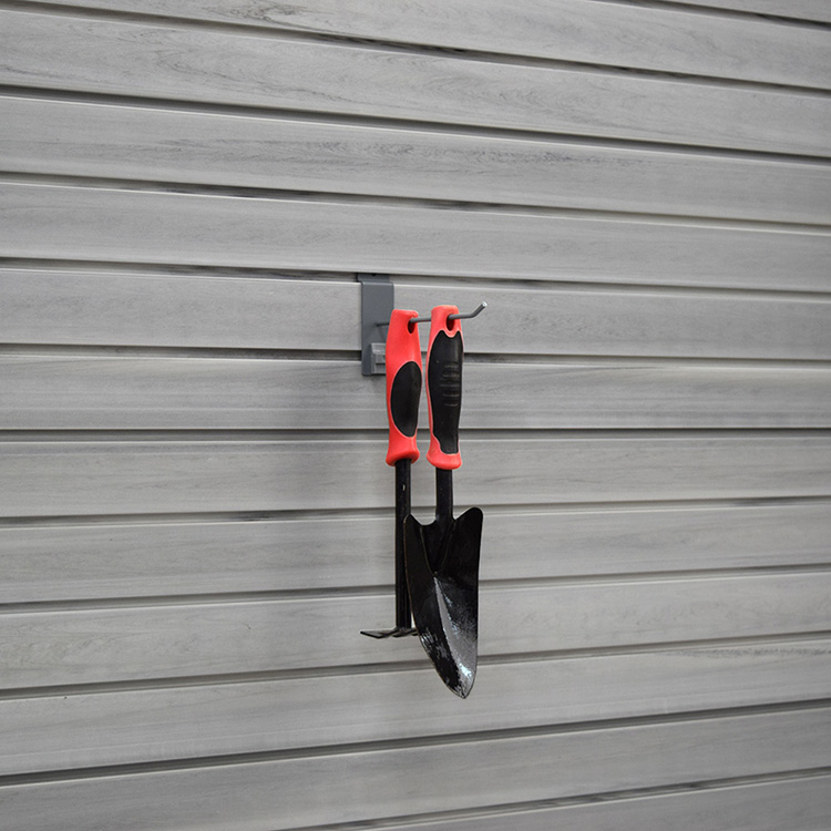 Accessoires de Slotwall de Chrome d'acier inoxydable de fil simple de crochet d'affichage de Slatwall