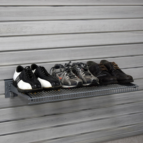 Étagères en treillis métallique durable pour le montage mural