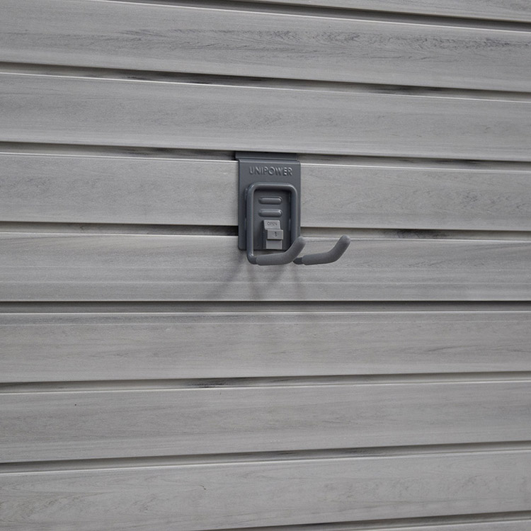 Crochets à slat de garage robustes pour le stockage des outils